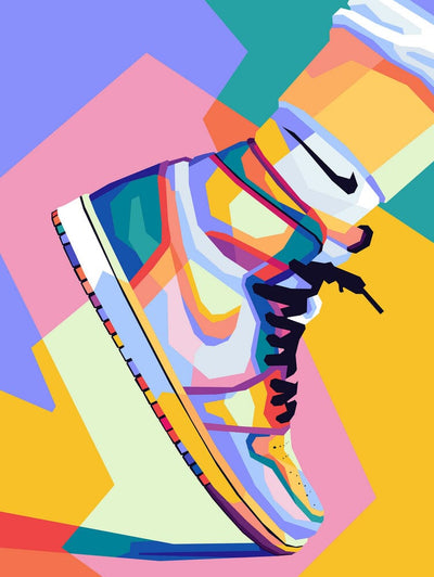 Sneakers Wpap Pop Art