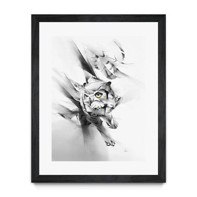 Owl Flight b/w